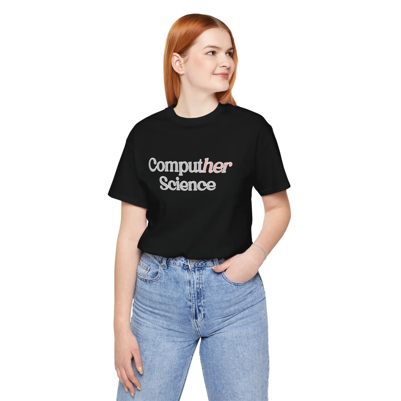 Computher Science Women's Computer Science T-Shirt - Female Software Engineer T-Shirt - Coder Girl T-Shirt - Women in Tech Funny Gift T-Shirt - Image 2