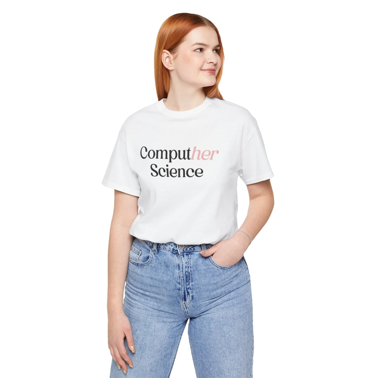 Computher Science Women's Computer Science T-Shirt - Female Software Engineer T-Shirt - Coder Girl T-Shirt - Women in Tech Funny Gift T-Shirt - Image 3