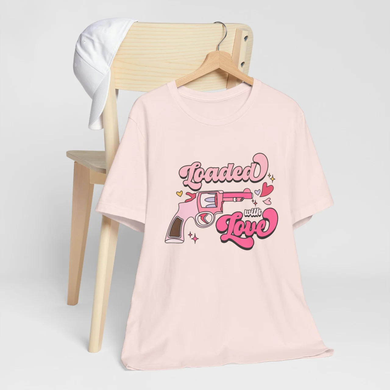 Loaded With Love T-Shirt - Cute Valentine's Day Shirt - Shootin' Hearts in Style - Image 9