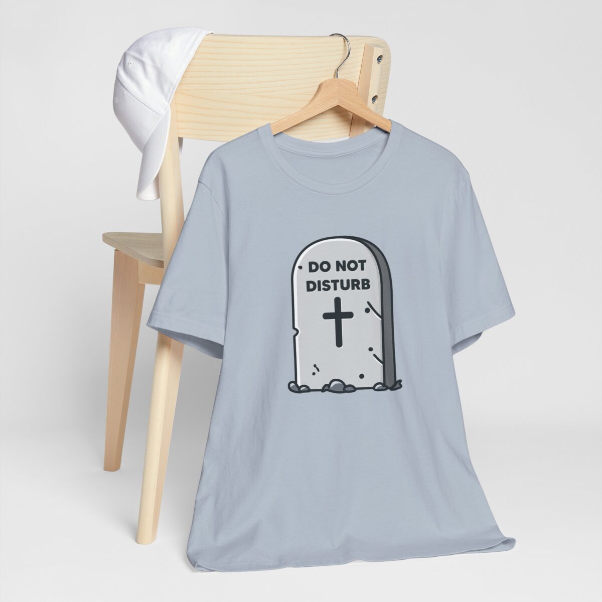 Do Not Disturb Grave Stone Graphic Tee - Unisex Jersey Short Sleeve Shirt - Image 8