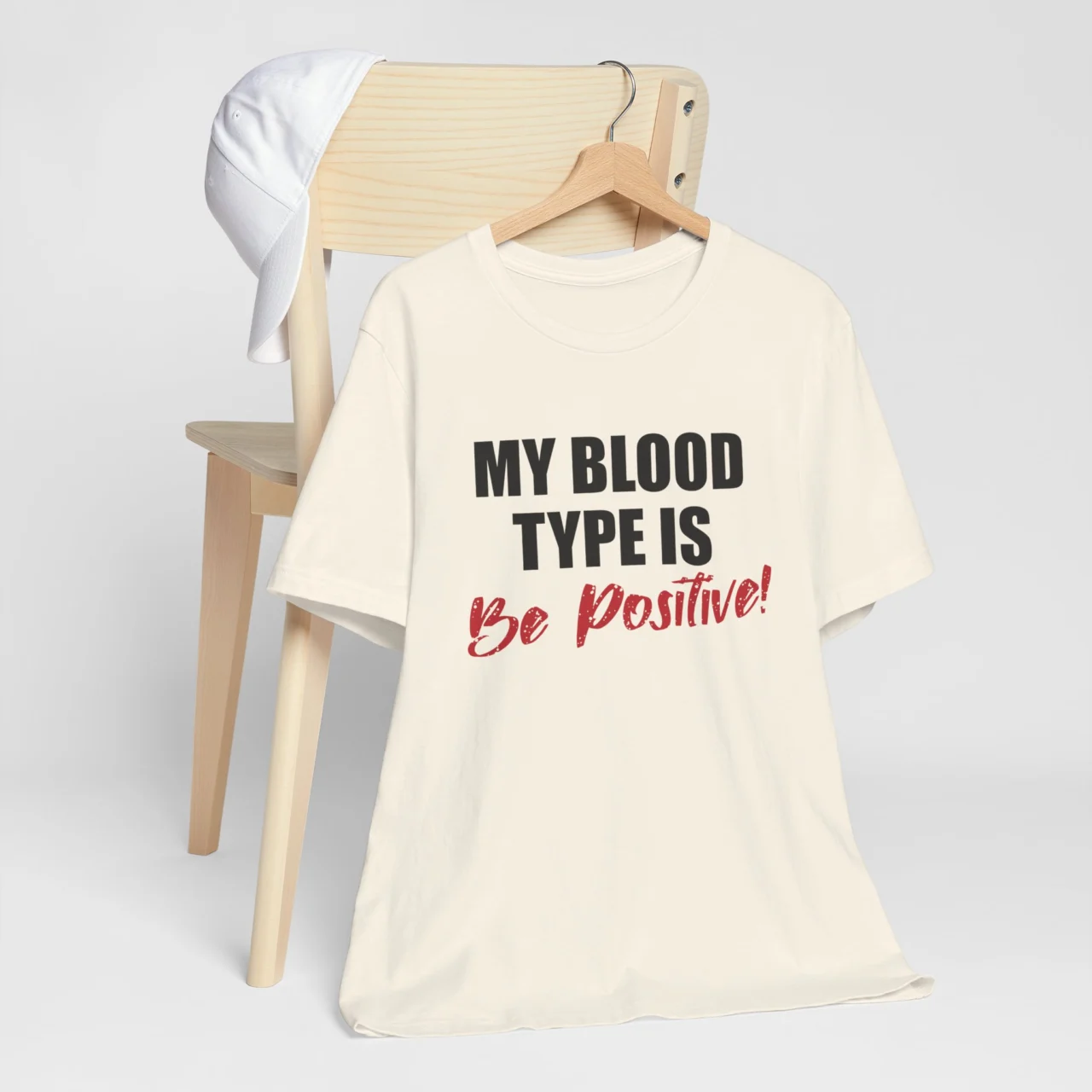 Funny Motivational Shirt - My Blood Type Is Be Positive T-Shirt - Positive Quote Tee - Self Help Shirt - Therapist Gift Shirt - Gift for Friends - Image 5