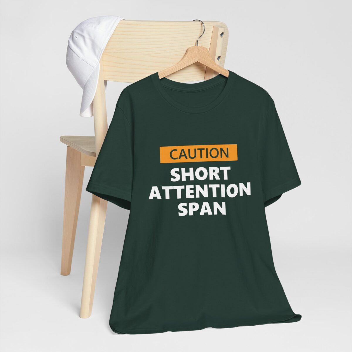 Short Attention Span Tee - Caution: No Patience - Funny Impatient T-Shirt - Image 3