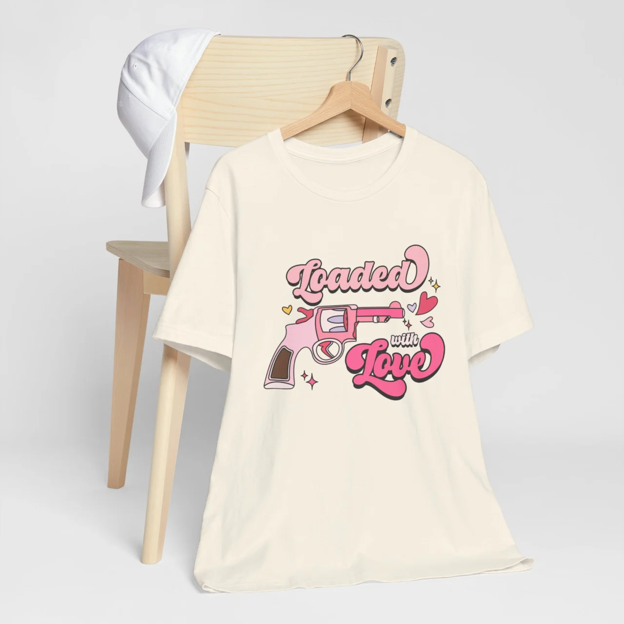Loaded With Love T-Shirt - Cute Valentine's Day Shirt - Shootin' Hearts in Style