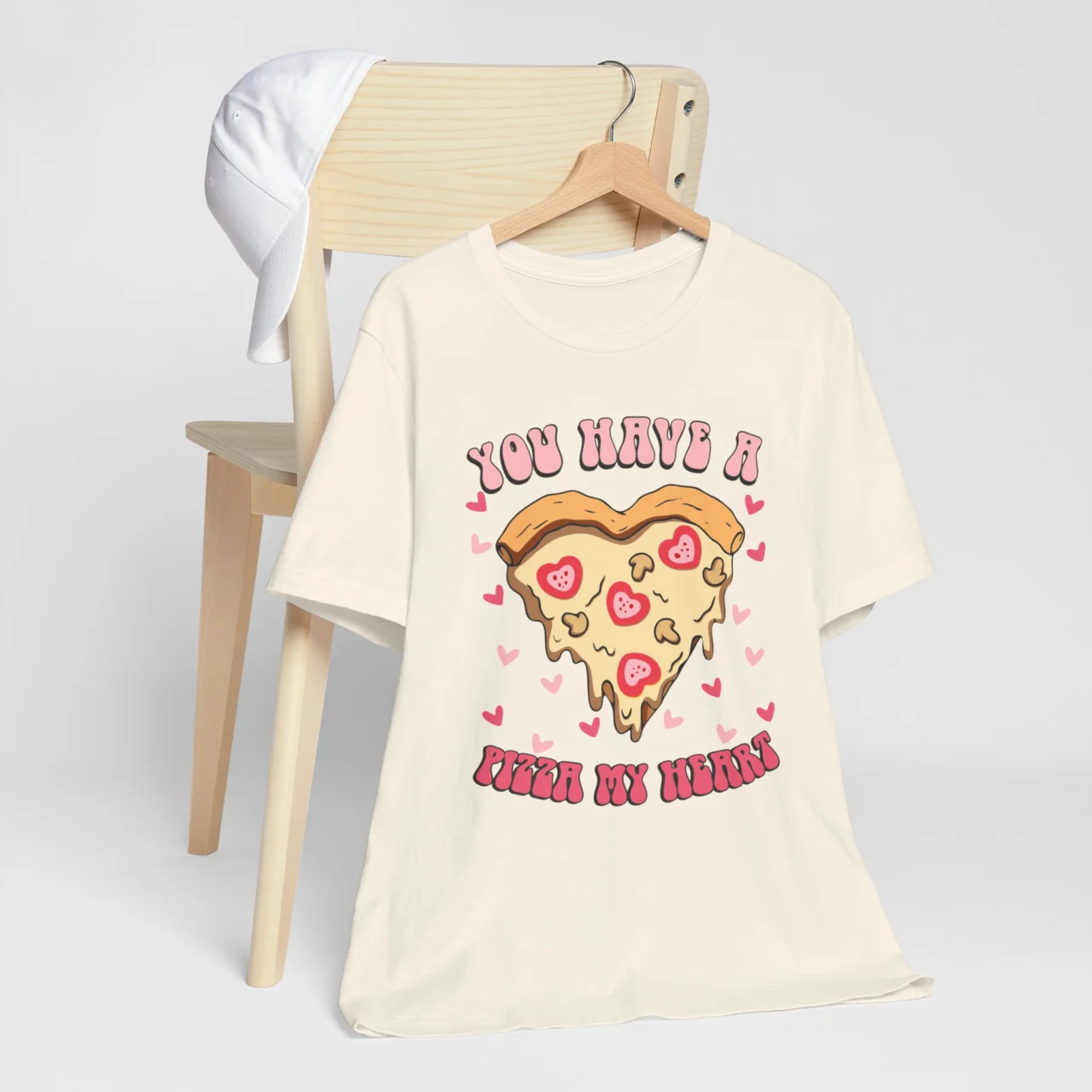 You Have a Pizza My Heart - Cute Pizza T-Shirt - Funny Foodie Shirt for Pizza Lovers - Image 5