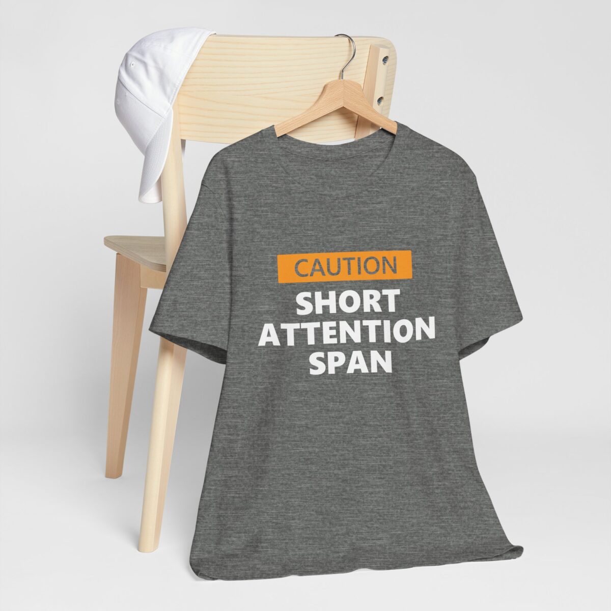 Short Attention Span Tee - Caution: No Patience - Funny Impatient T-Shirt - Image 2