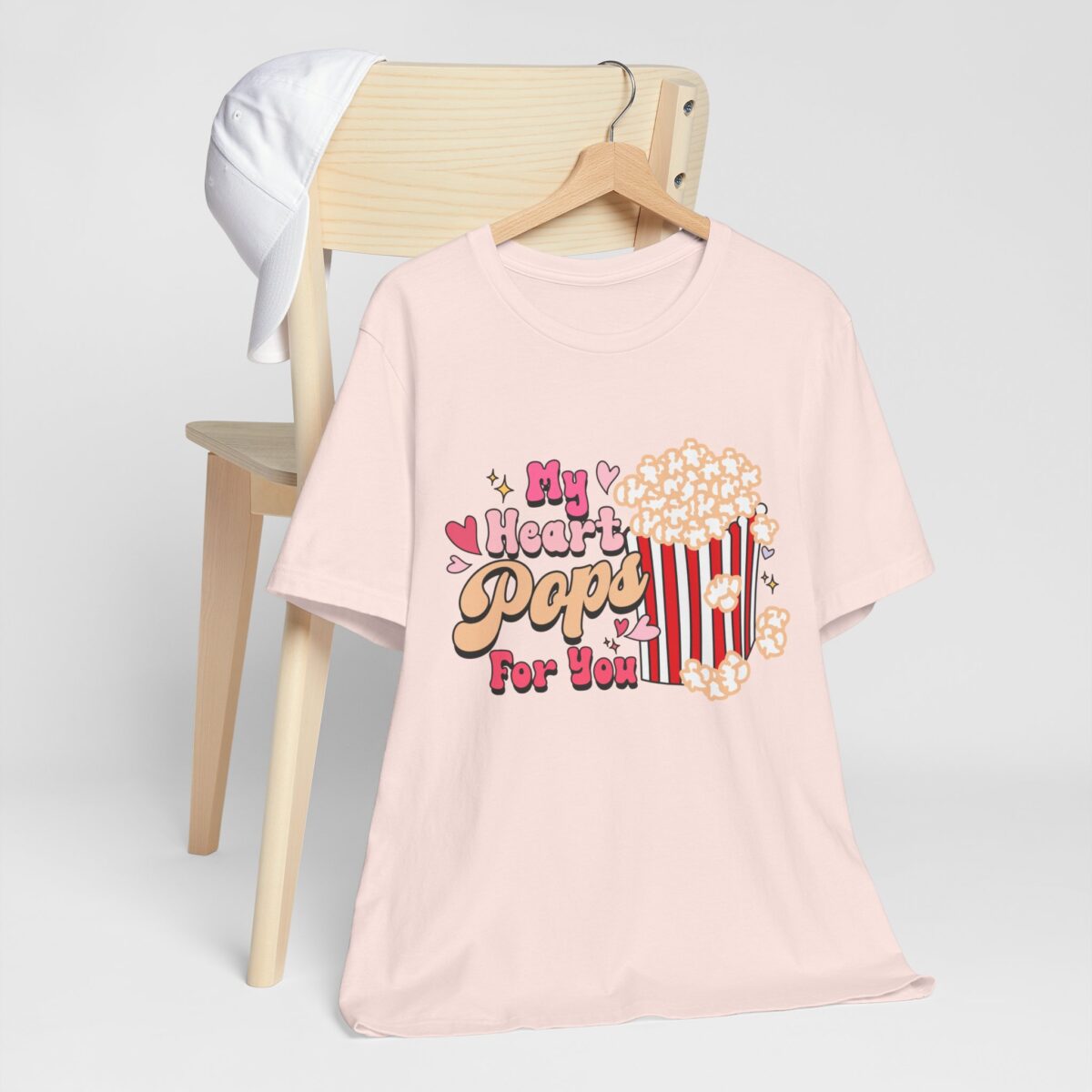 My Heart Pops for You Cute Valentine's Day Tee - Matching Couples T-Shirt - Image 9