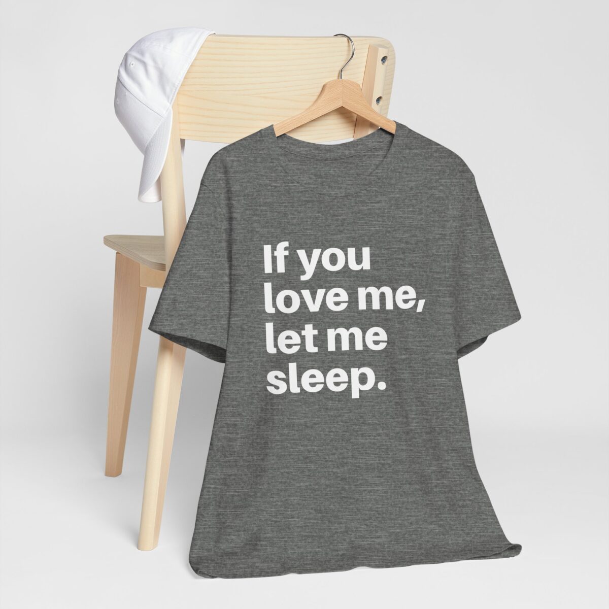 If You Love Me Let Me Sleep T-Shirt - Funny Sleep Lover Shirt for Nap Enthusiasts - Comfy Gift for Sleep Lovers - Image 2