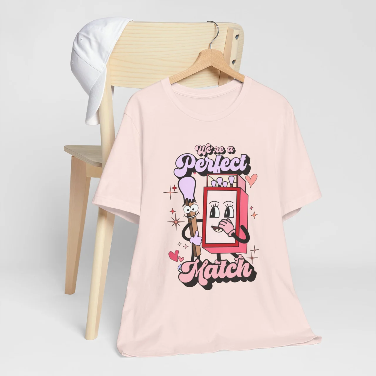 We're a Perfect Match T-Shirt - Valentines Perfect Match Shirt - Cute Couple T-Shirt