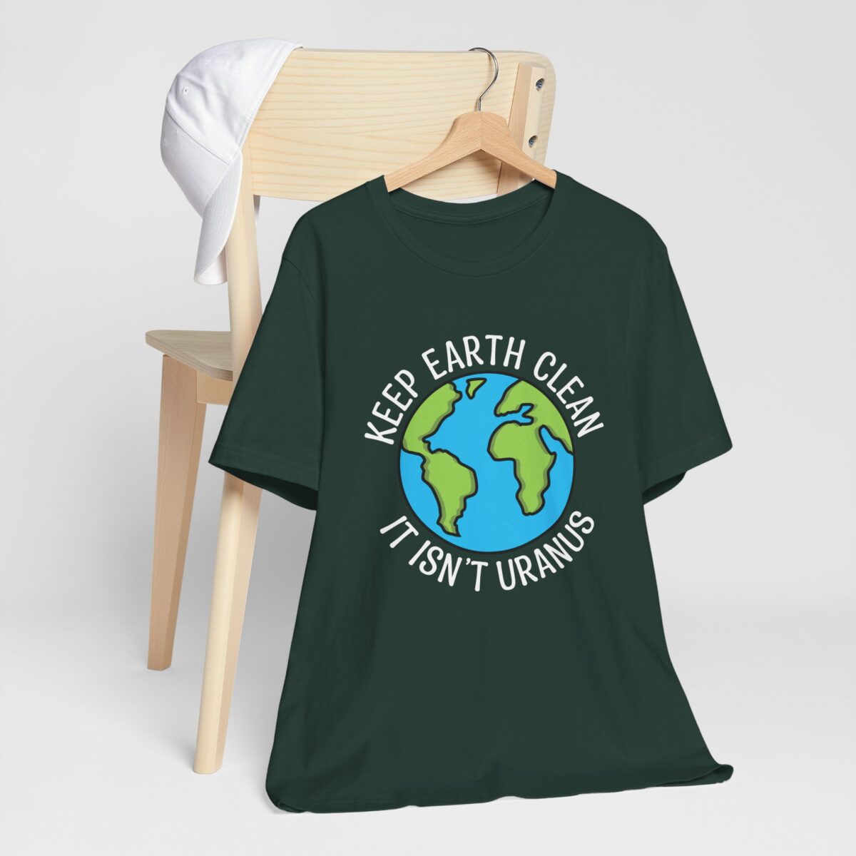 Keep Earth Clean It Isnt Uranus - Funny Eco-Friendly Tee for Planet Awareness