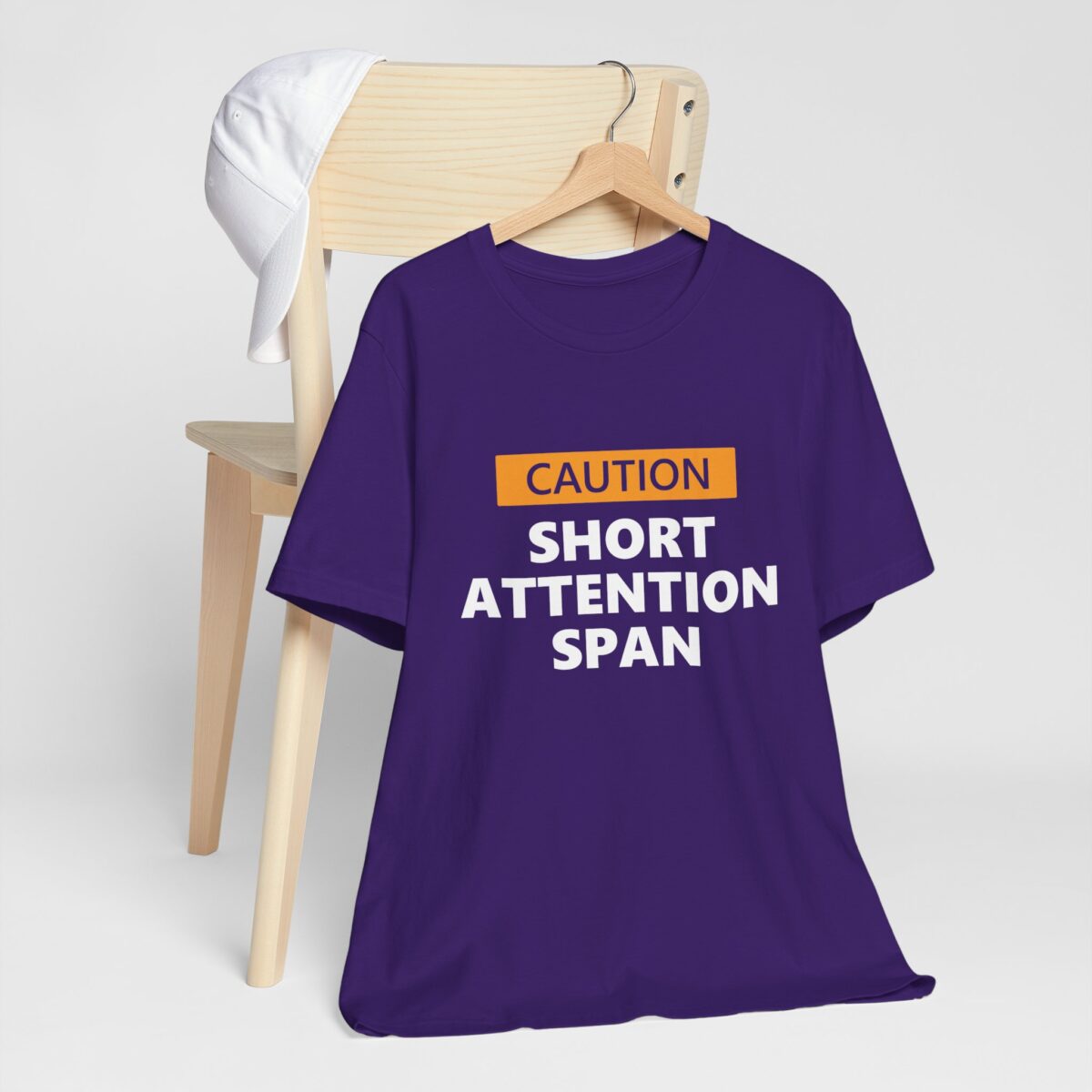 Short Attention Span Tee - Caution: No Patience - Funny Impatient T-Shirt - Image 6