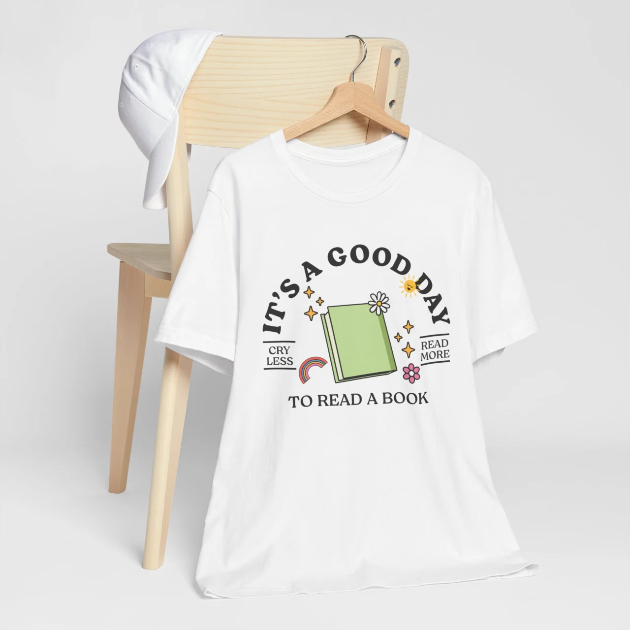 Its a Good Day to Read a Book Tee - Perfect Gift for Teachers, Readers, and Book Lovers - Image 2