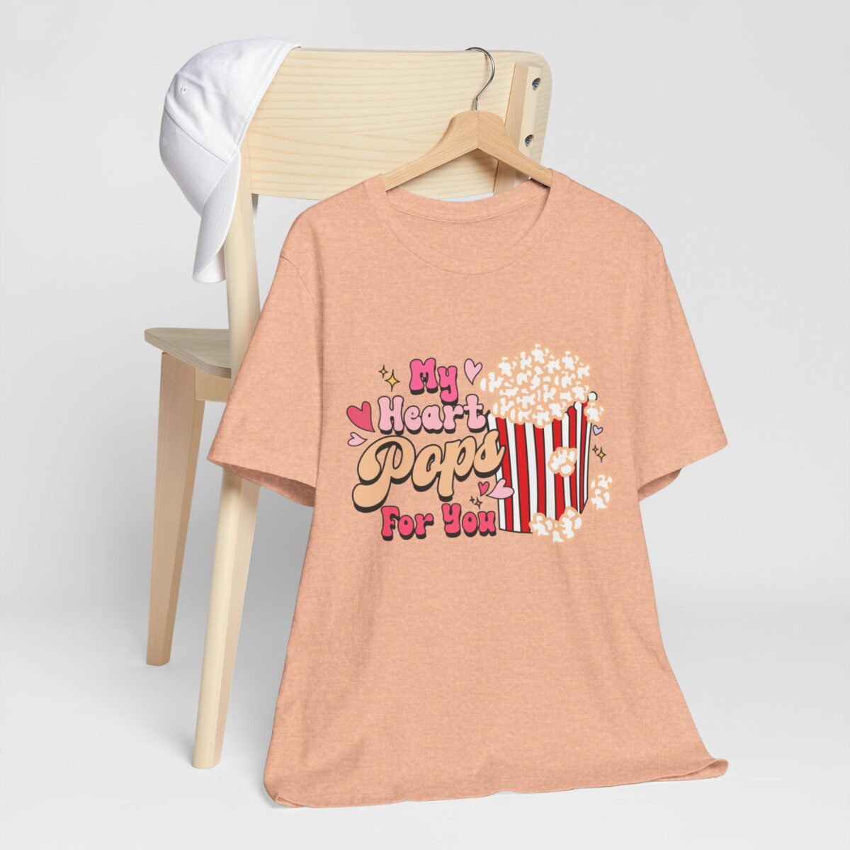 My Heart Pops for You Cute Valentine's Day Tee - Matching Couples T-Shirt - Image 6