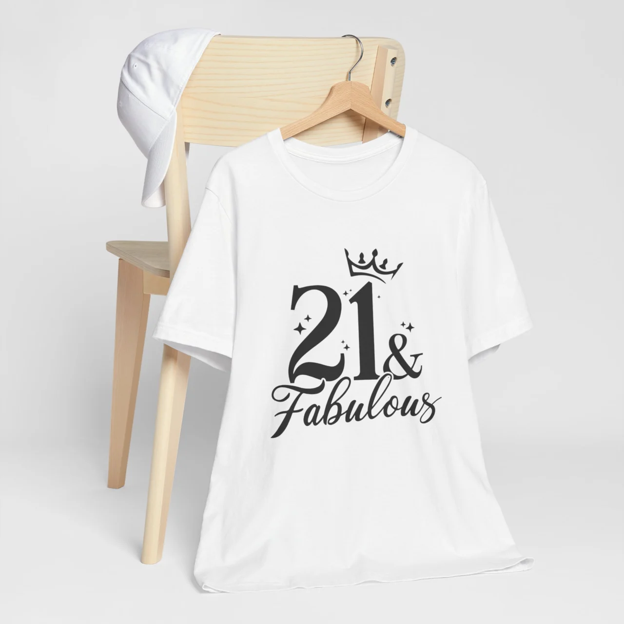 21 and Fabulous Birthday Tee - 21st Birthday Celebration Shirt - Perfect Gift for Milestone Birthdays - Image 2