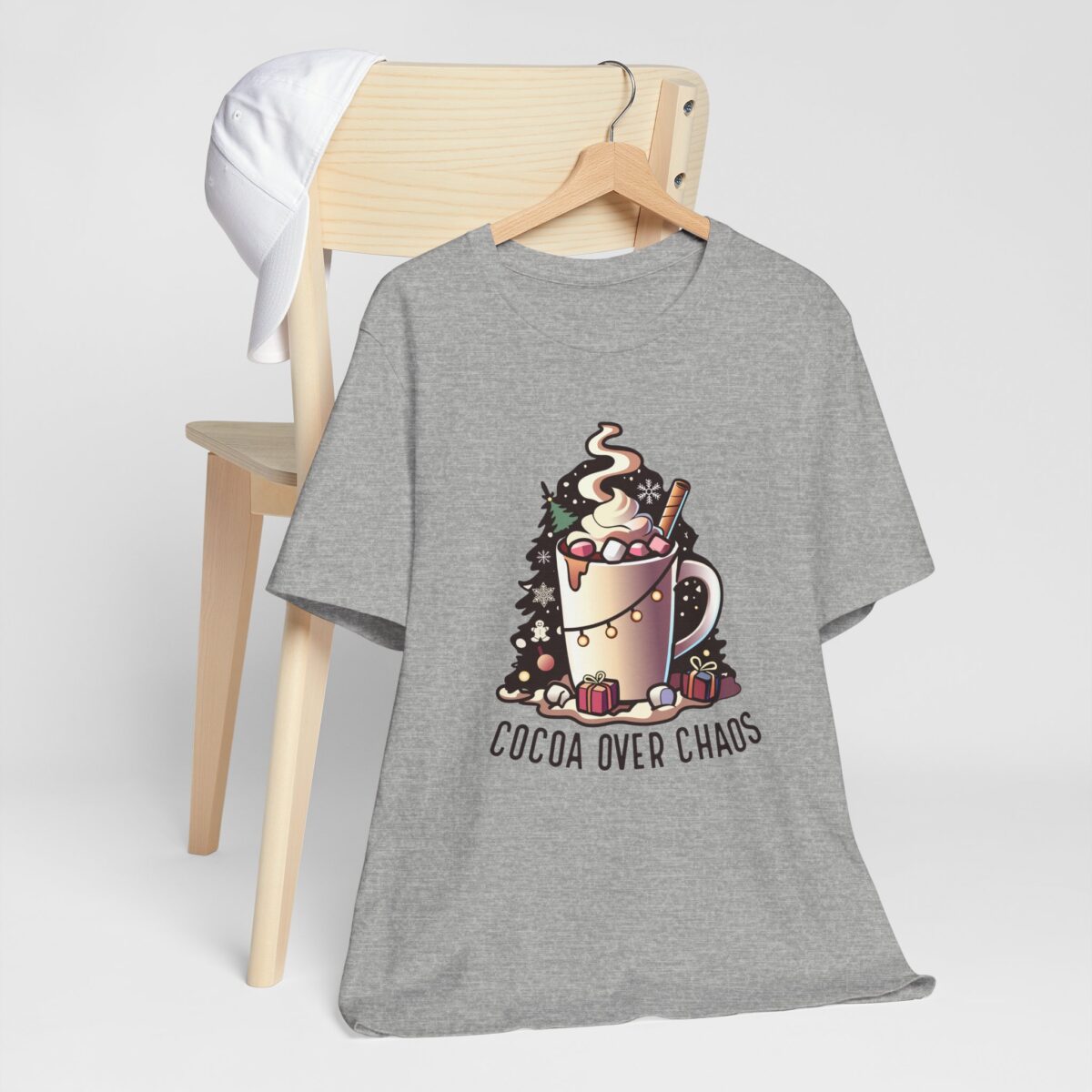 Cocoa Over Chaos T-Shirt - Fun Holiday Tee - Image 9