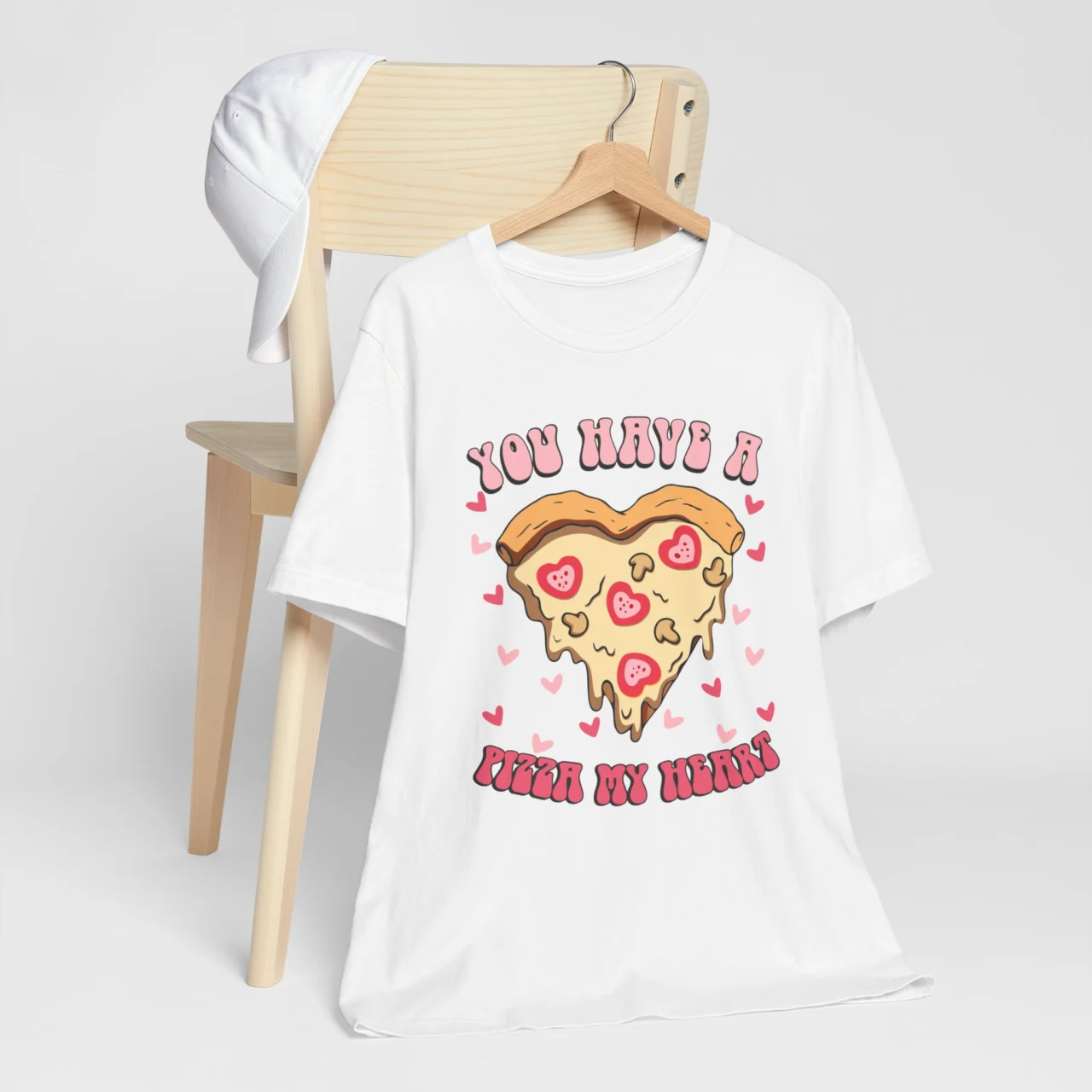 You Have a Pizza My Heart - Cute Pizza T-Shirt - Funny Foodie Shirt for Pizza Lovers - Image 2