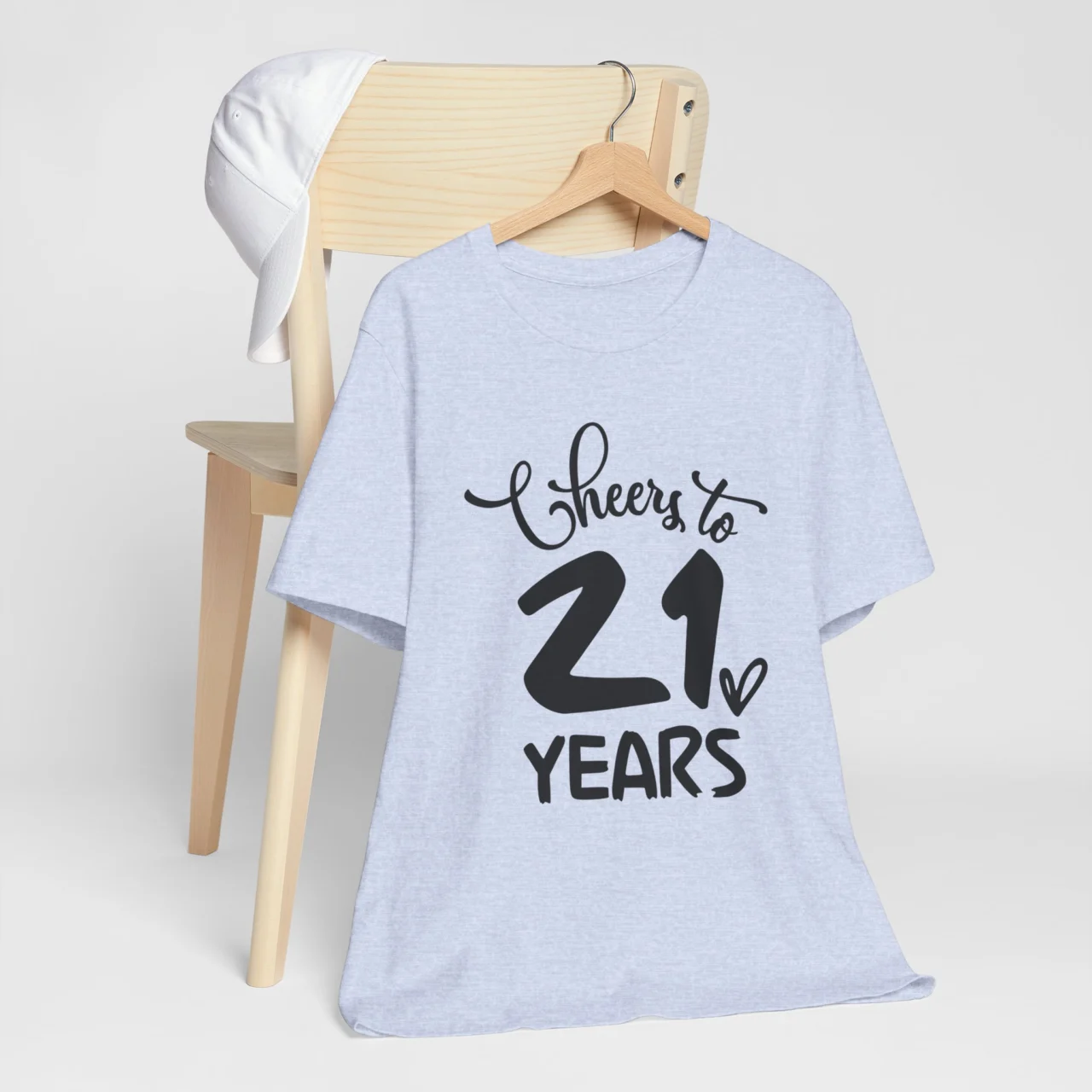 Cheers to 21 Years - 21st Birthday Tee - Matching Squad Celebration Shirt - Image 6