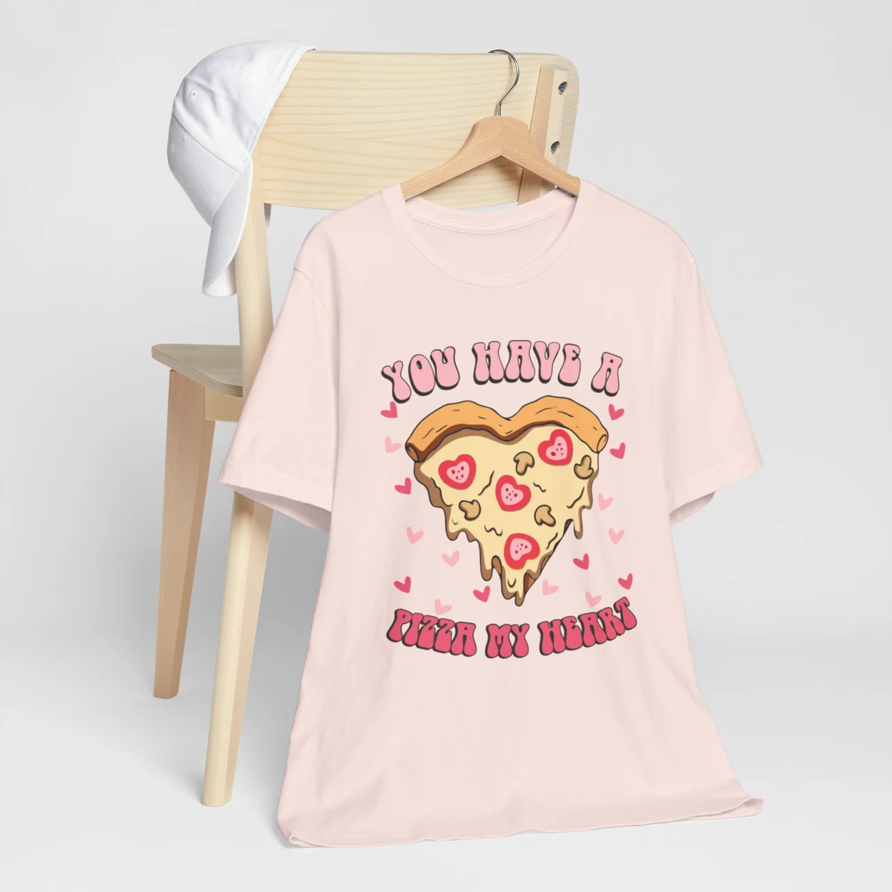 You Have a Pizza My Heart - Cute Pizza T-Shirt - Funny Foodie Shirt for Pizza Lovers - Image 3