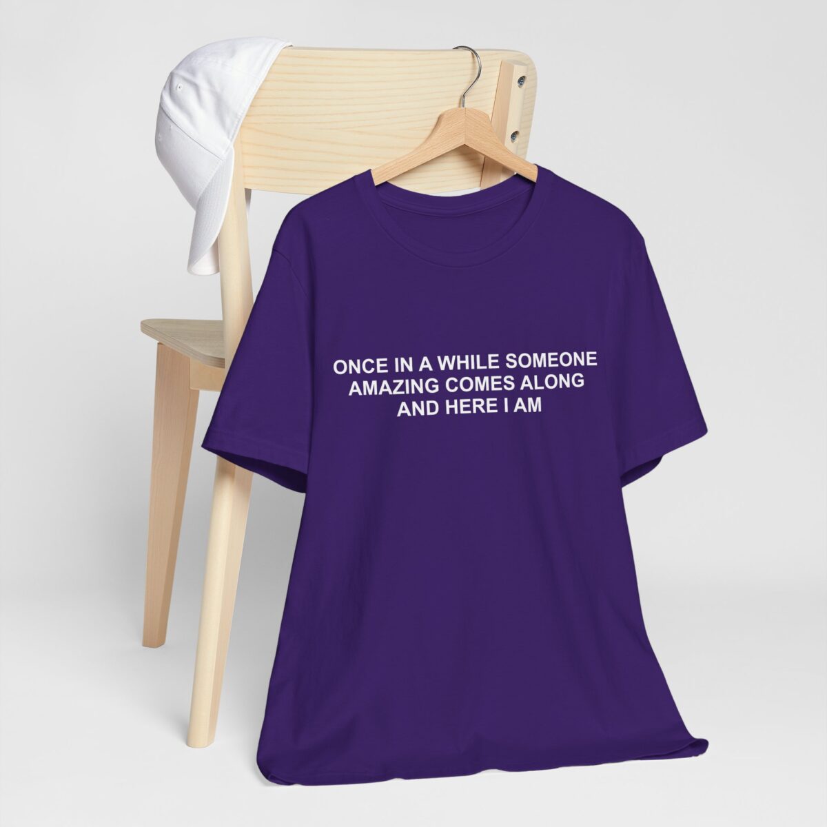Funny Sassy Shirt - Once in a While Someone Amazing Comes Along and Here I Am - Inspirational Quote Tee - Gift for Him or Her - Sarcastic Humor Shirt - Image 5