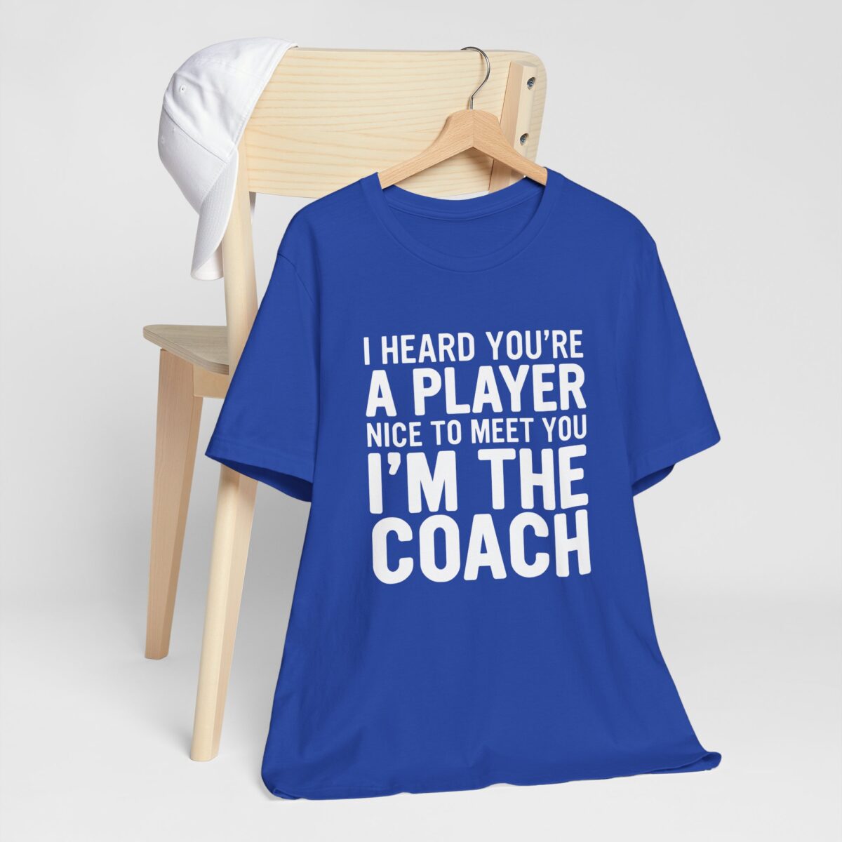 I Heard You’re A Player, Nice To Meet You, Im The Coach T-Shirt - Funny Bossy Sports Tee - Image 4