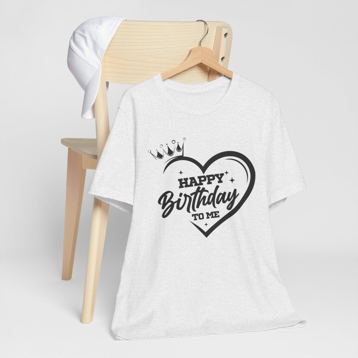 Happy Birthday to Me Tee - Love Heart Crown -  Birthday Girl Shirt - Image 3