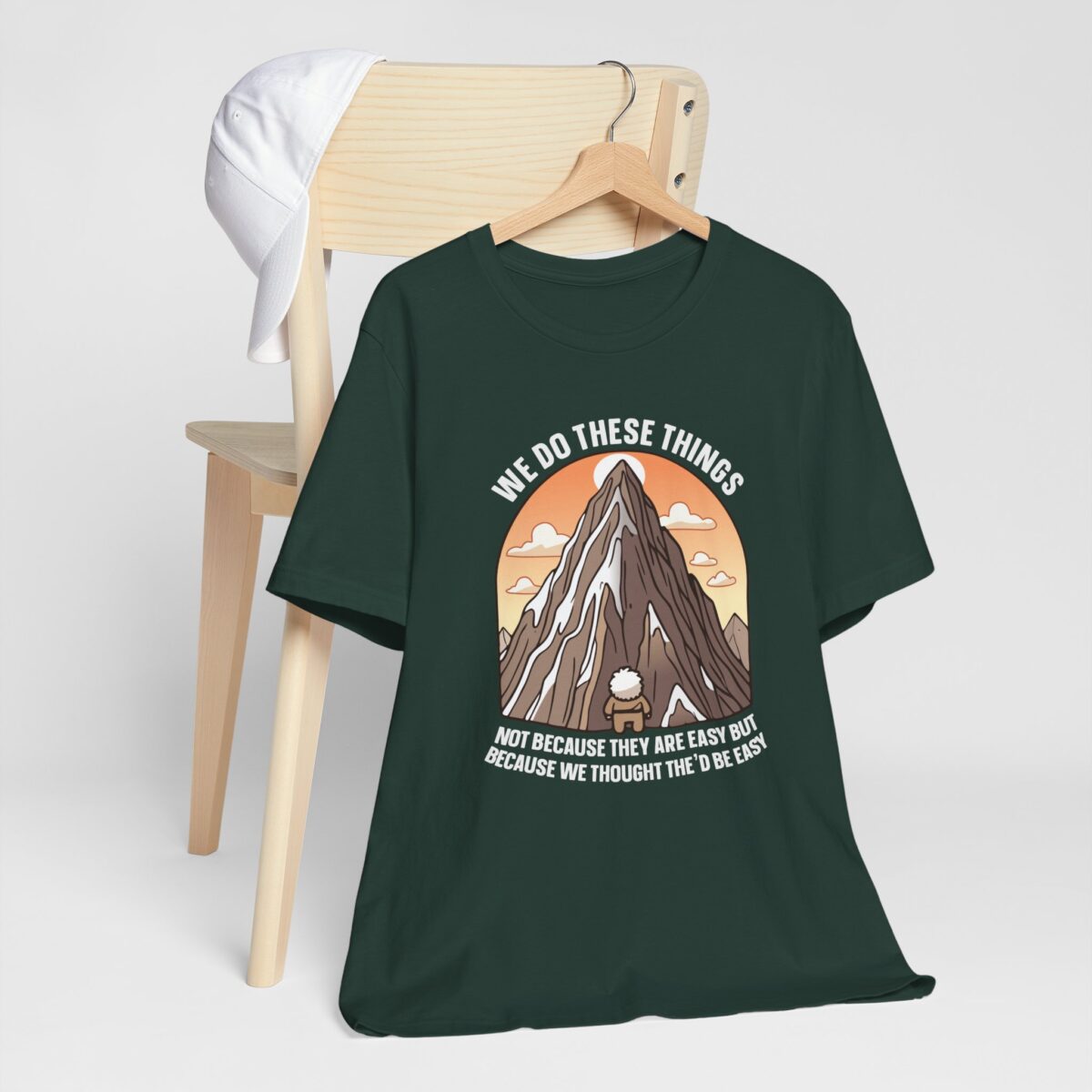 We Thought It'd Be Easy T-Shirt - Relatable Humor - Adventure-Inspiring Unisex Jersey Tee - Image 5