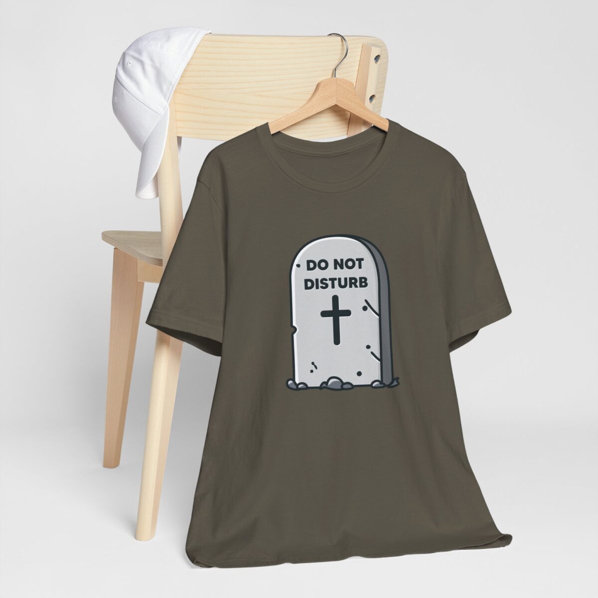 Do Not Disturb Grave Stone Graphic Tee - Unisex Jersey Short Sleeve Shirt - Image 7