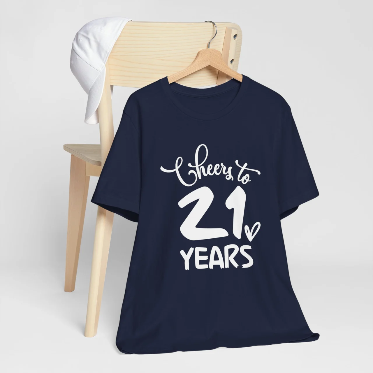 Cheers to 21 Years - 21st Birthday Tee - Matching Squad Celebration Shirt - Image 7