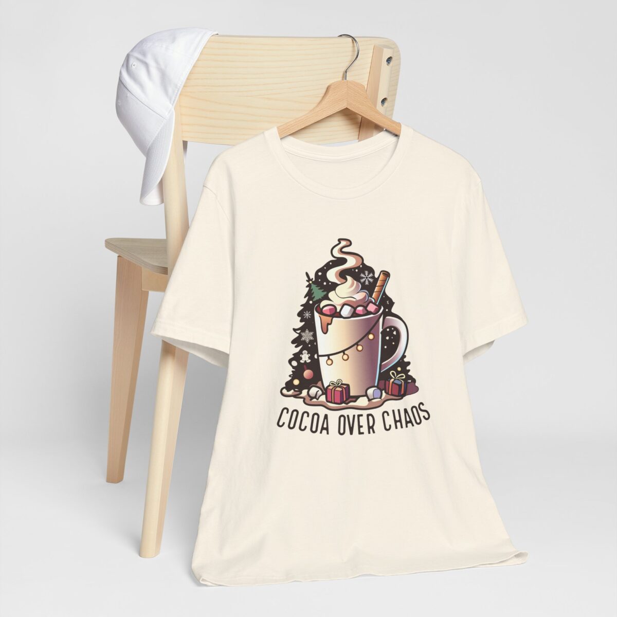 Cocoa Over Chaos T-Shirt - Fun Holiday Tee