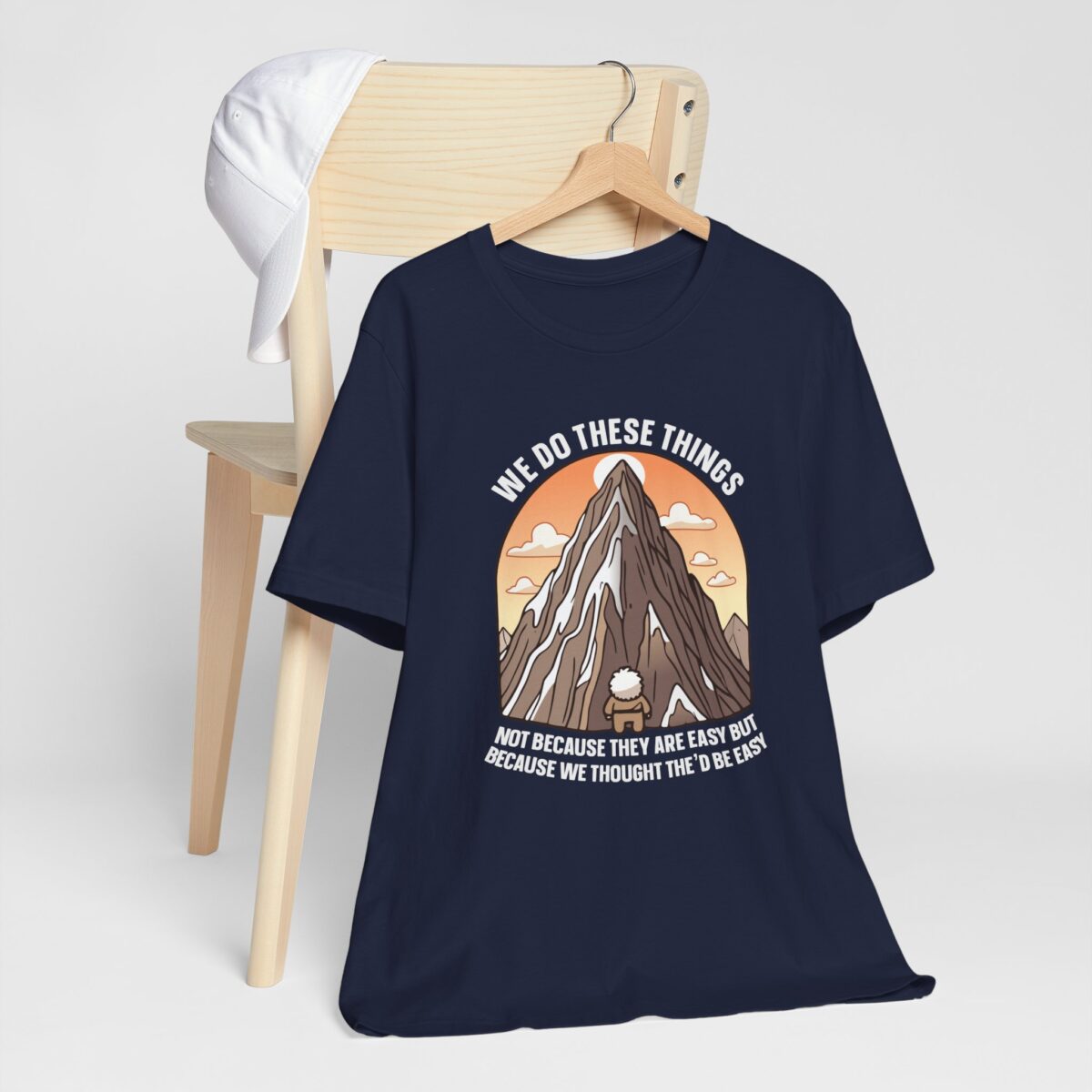 We Thought It'd Be Easy T-Shirt - Relatable Humor - Adventure-Inspiring Unisex Jersey Tee - Image 6