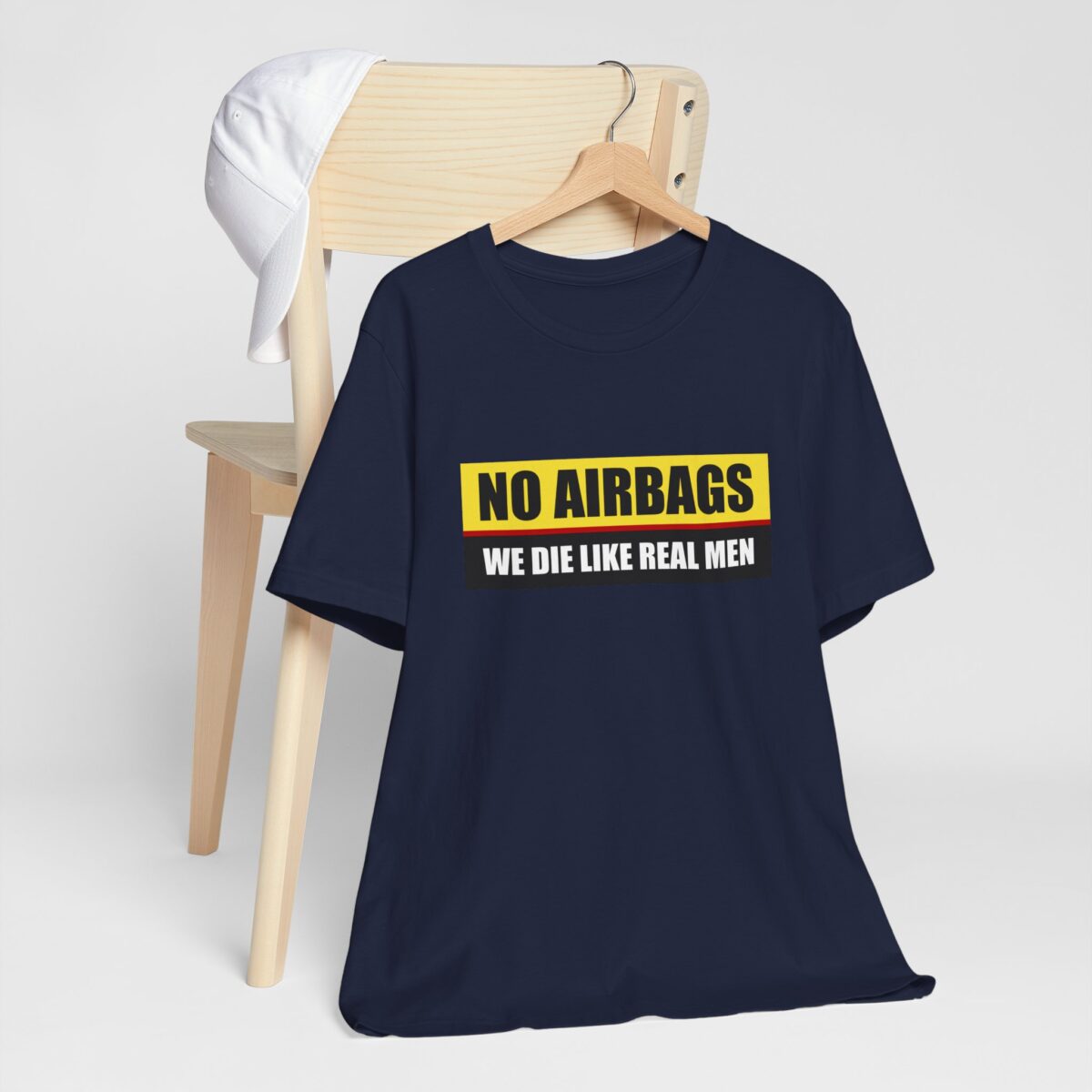 No Airbags We Die Like Real Men T-Shirt - Funny Driver Shirt - Dark Humor Meme Shirt - Funny Risk T-Shirt for Men - Funny Dank Meme Tee - Image 6