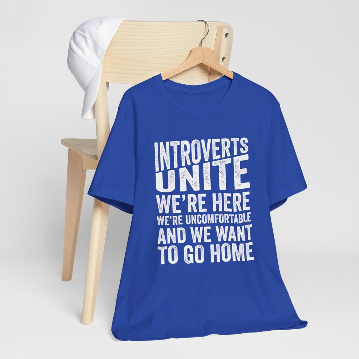 Introverts Unite Tee - Were Here, Were Uncomfortable, We Want To Go Home Unisex Tee - Sarcastic Social Distancing Shirt - Image 5