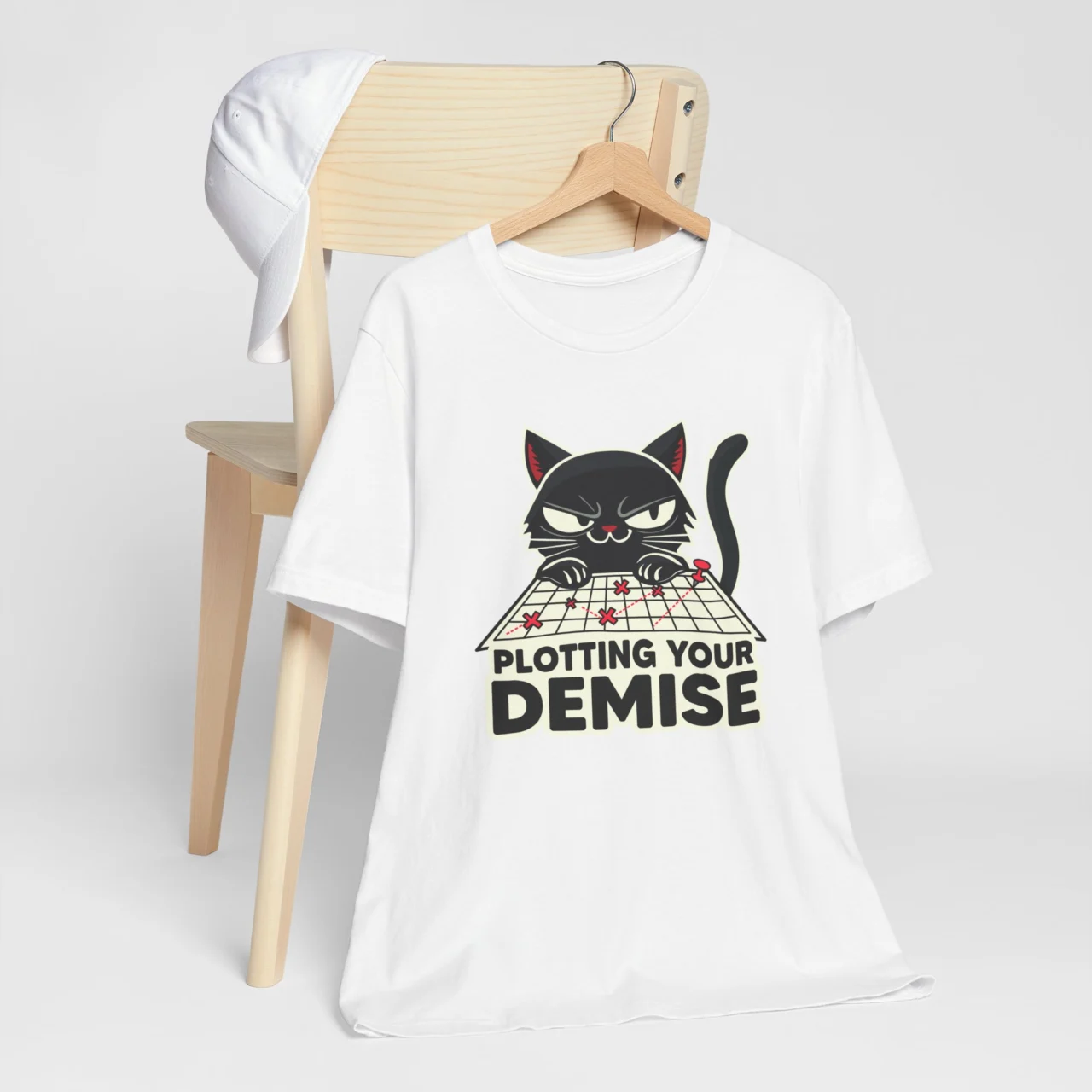 Plotting Your Demise - Funny Overthinker Shirt - Witty T-Shirt for Thinkers & Daydreamers - Image 3