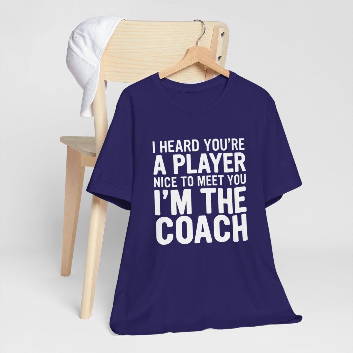 I Heard You’re A Player, Nice To Meet You, Im The Coach T-Shirt - Funny Bossy Sports Tee - Image 5