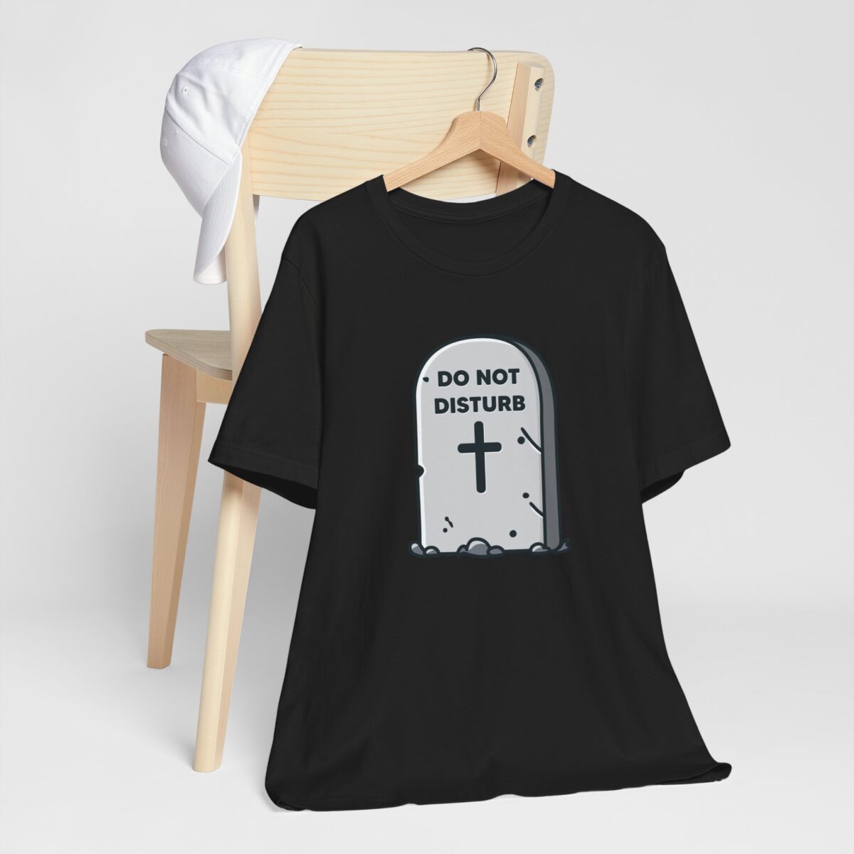 Do Not Disturb Grave Stone Graphic Tee - Unisex Jersey Short Sleeve Shirt - Image 5