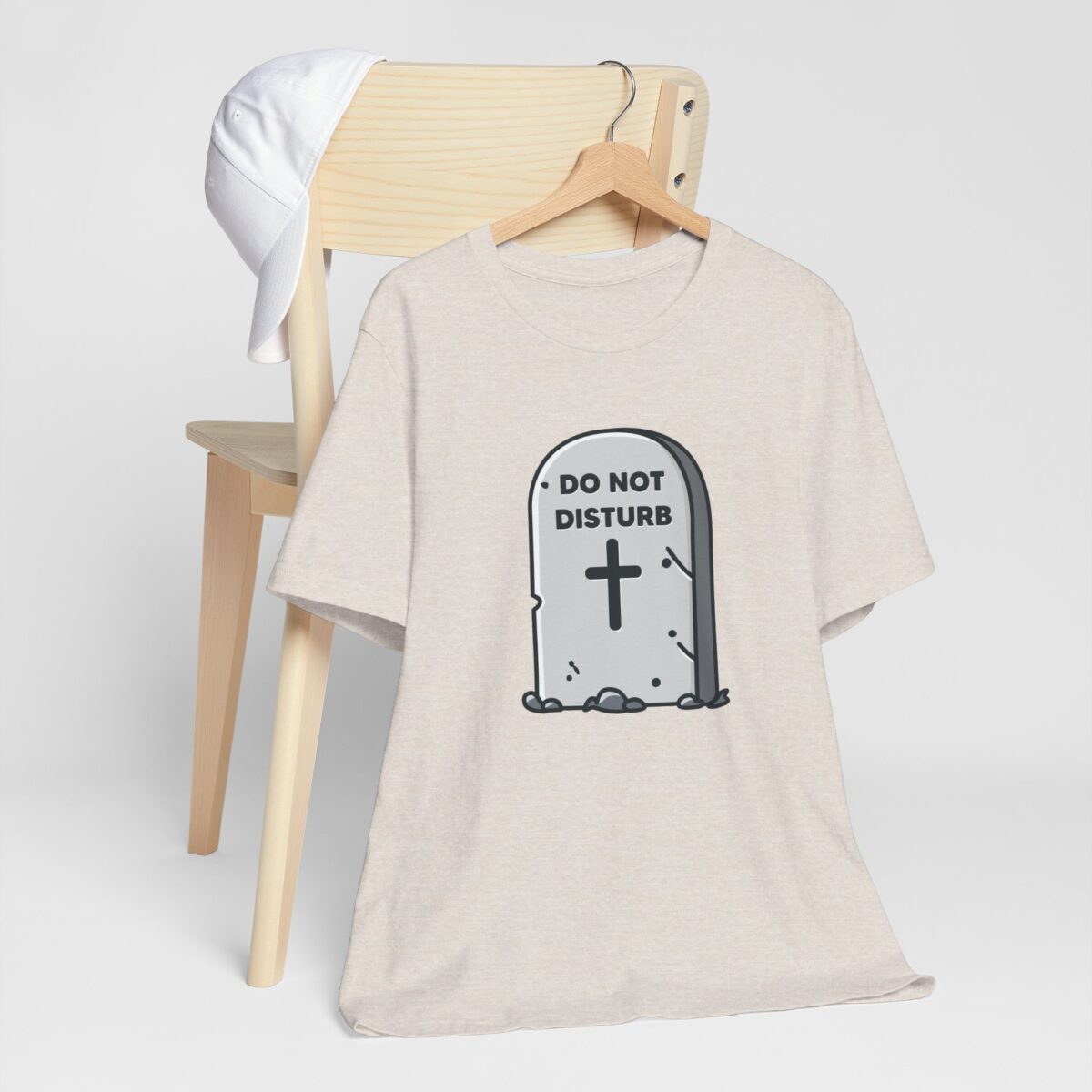 Do Not Disturb Grave Stone Graphic Tee - Unisex Jersey Short Sleeve Shirt - Image 6