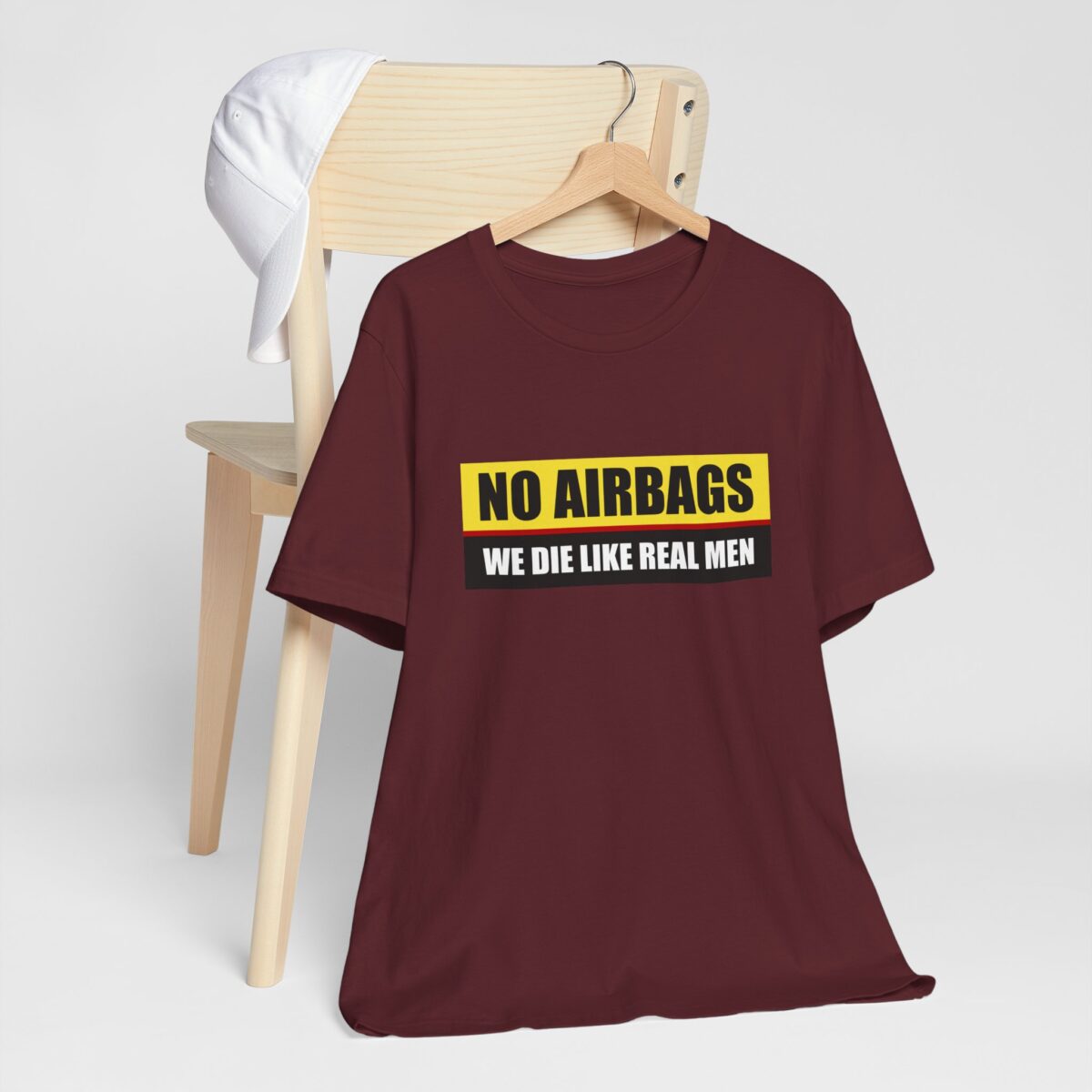 No Airbags We Die Like Real Men T-Shirt - Funny Driver Shirt - Dark Humor Meme Shirt - Funny Risk T-Shirt for Men - Funny Dank Meme Tee - Image 7