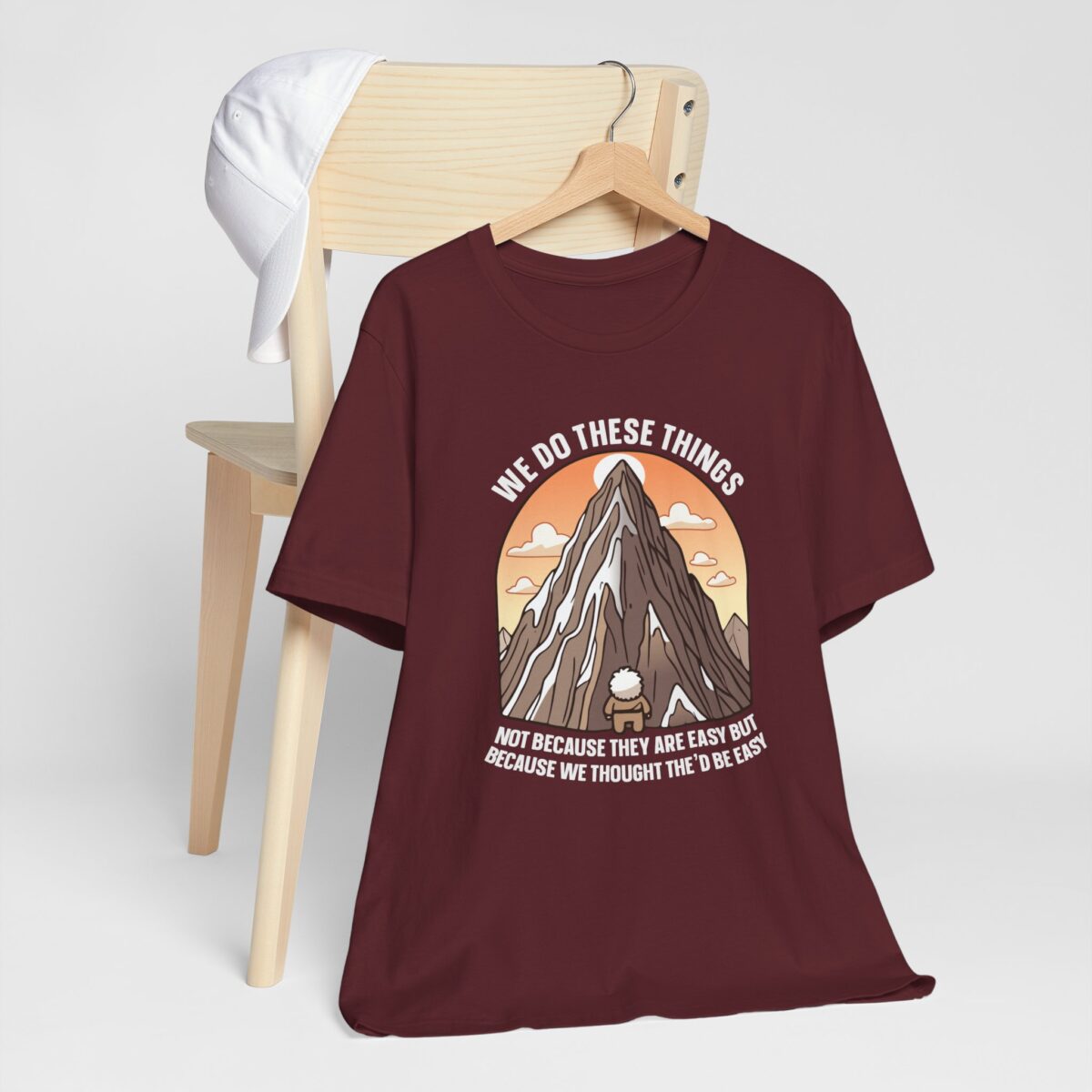 We Thought It'd Be Easy T-Shirt - Relatable Humor - Adventure-Inspiring Unisex Jersey Tee - Image 7