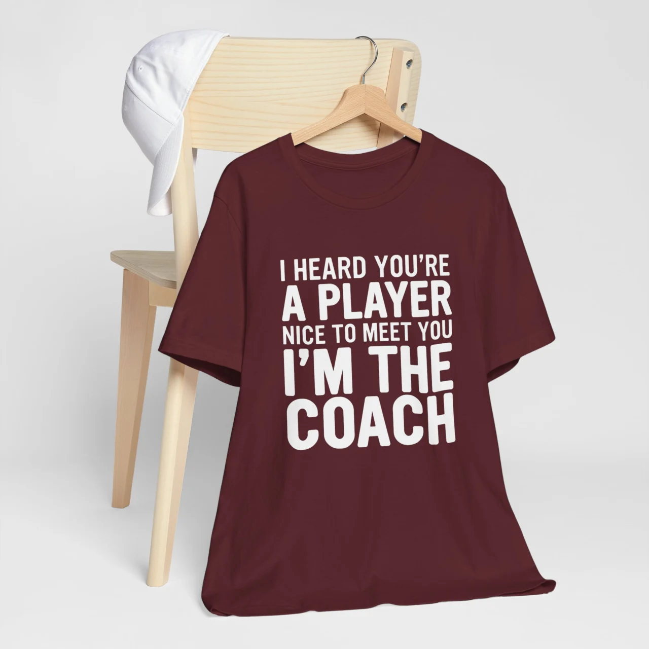 I Heard You’re A Player, Nice To Meet You, Im The Coach T-Shirt - Funny Bossy Sports Tee - Image 8