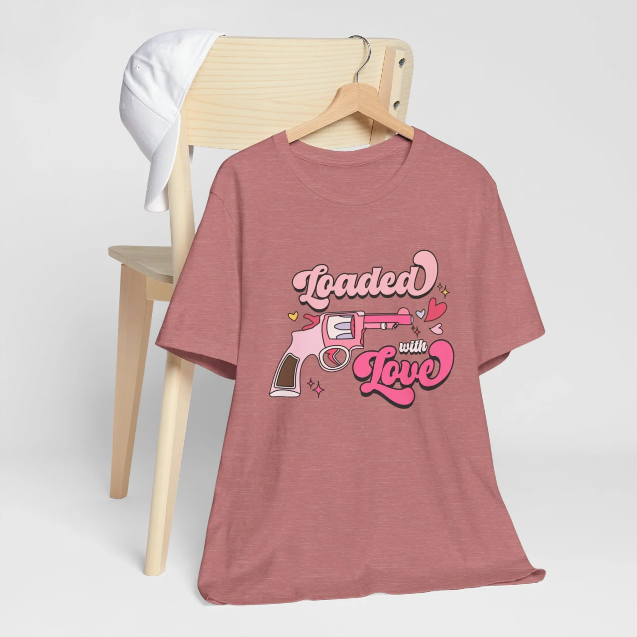 Loaded With Love T-Shirt - Cute Valentine's Day Shirt - Shootin' Hearts in Style - Image 4