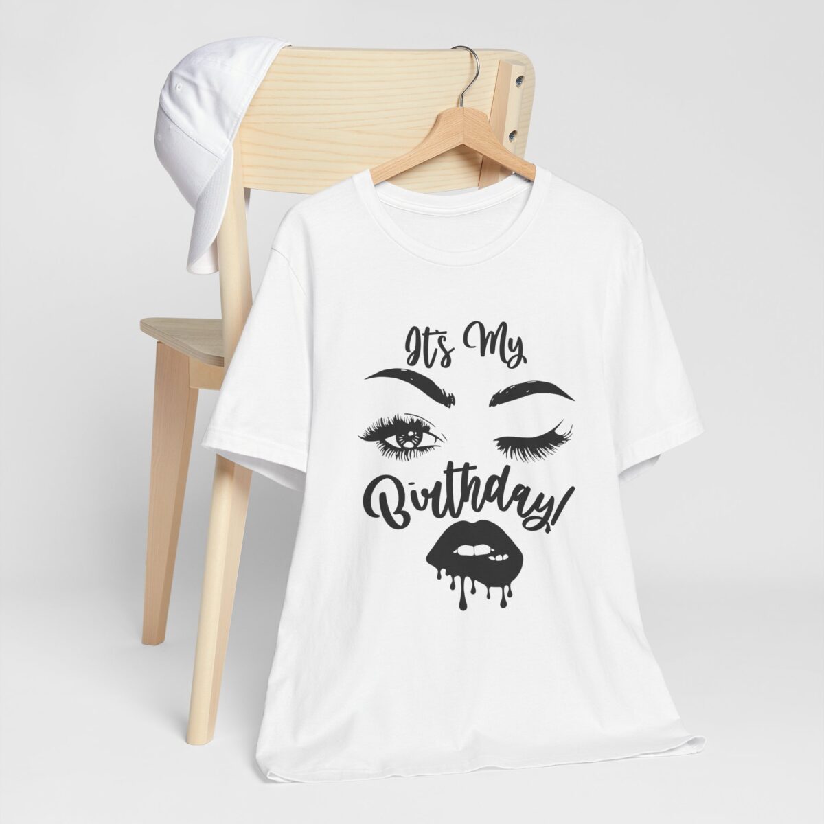 Sassy Girl Birthday T-Shirt - It’s My Birthday! - Lashes Lips Fabulous Make-up Shirt - Birthday Celebration Tee - Image 2