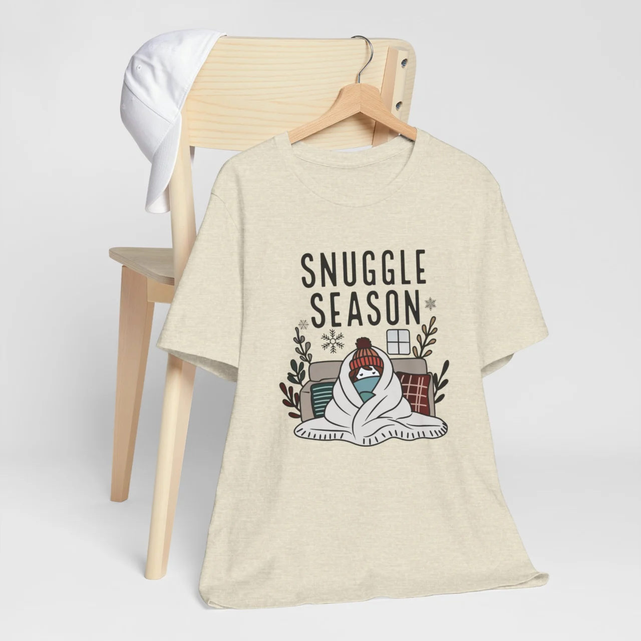 Snuggle Season Unisex Short Sleeve Tee - Cozy Winter Apparel - Image 7