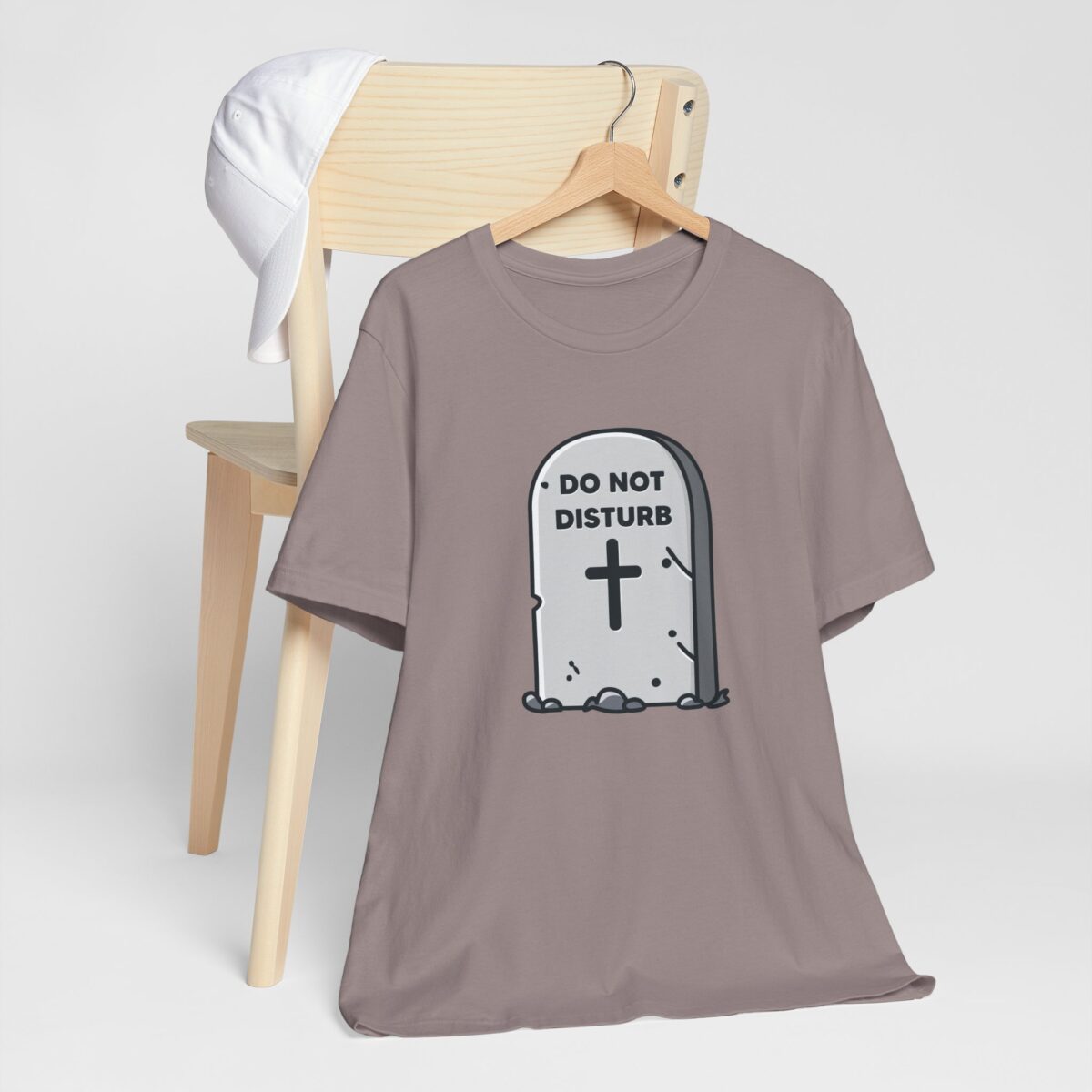 Do Not Disturb Grave Stone Graphic Tee - Unisex Jersey Short Sleeve Shirt - Image 3