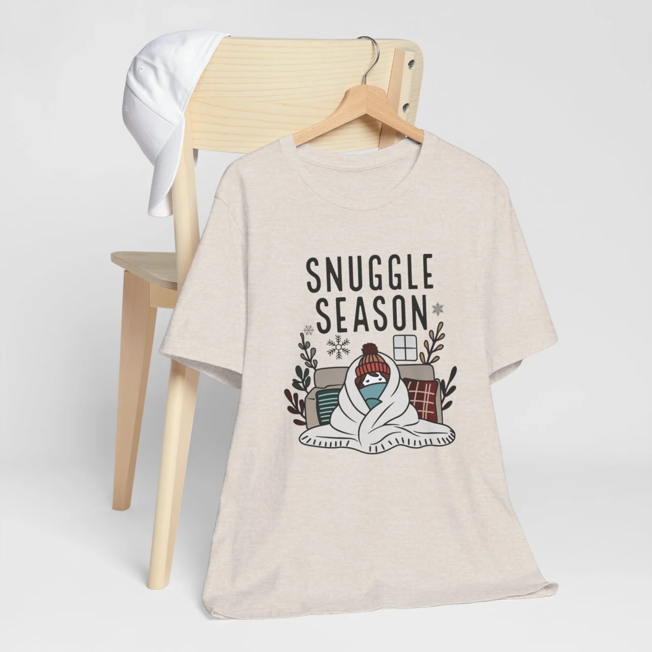 Snuggle Season Unisex Short Sleeve Tee - Cozy Winter Apparel - Image 6