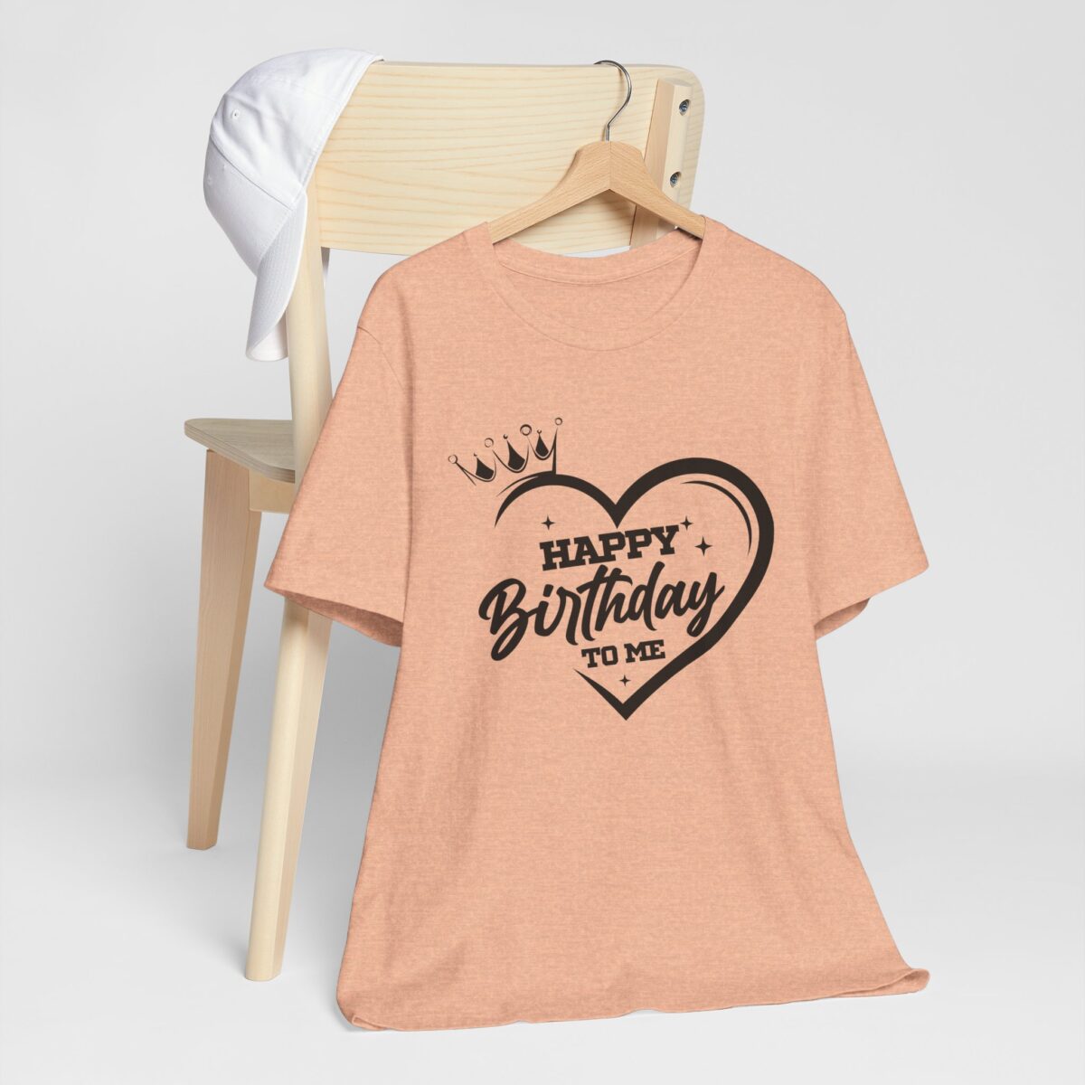 Happy Birthday to Me Tee - Love Heart Crown -  Birthday Girl Shirt - Image 5