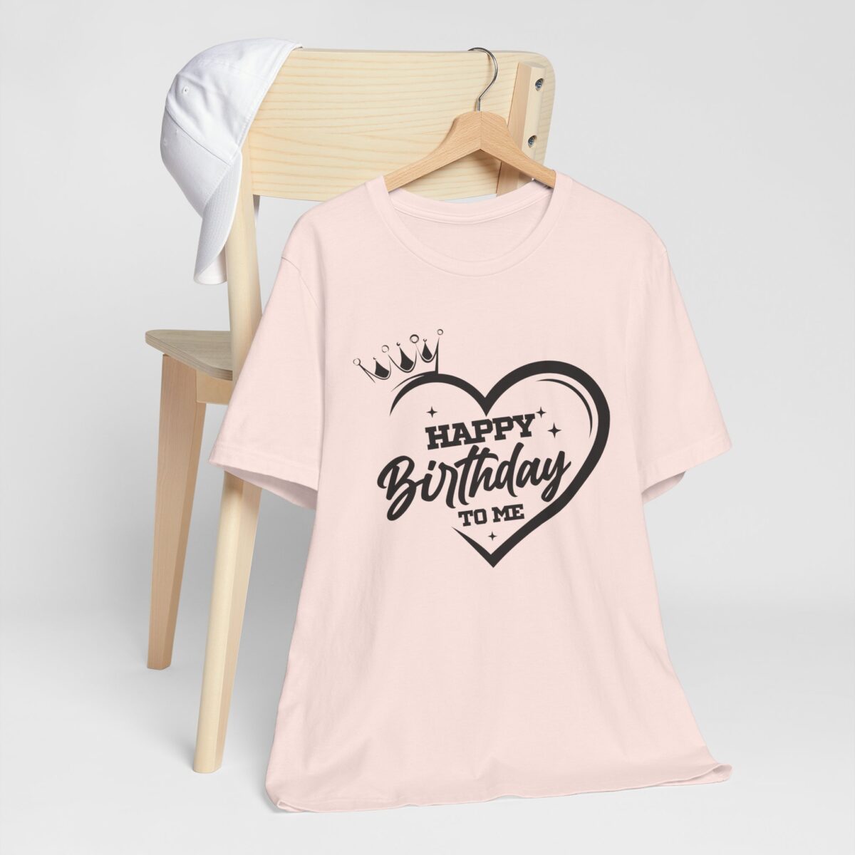Happy Birthday to Me Tee - Love Heart Crown - Birthday Girl Shirt