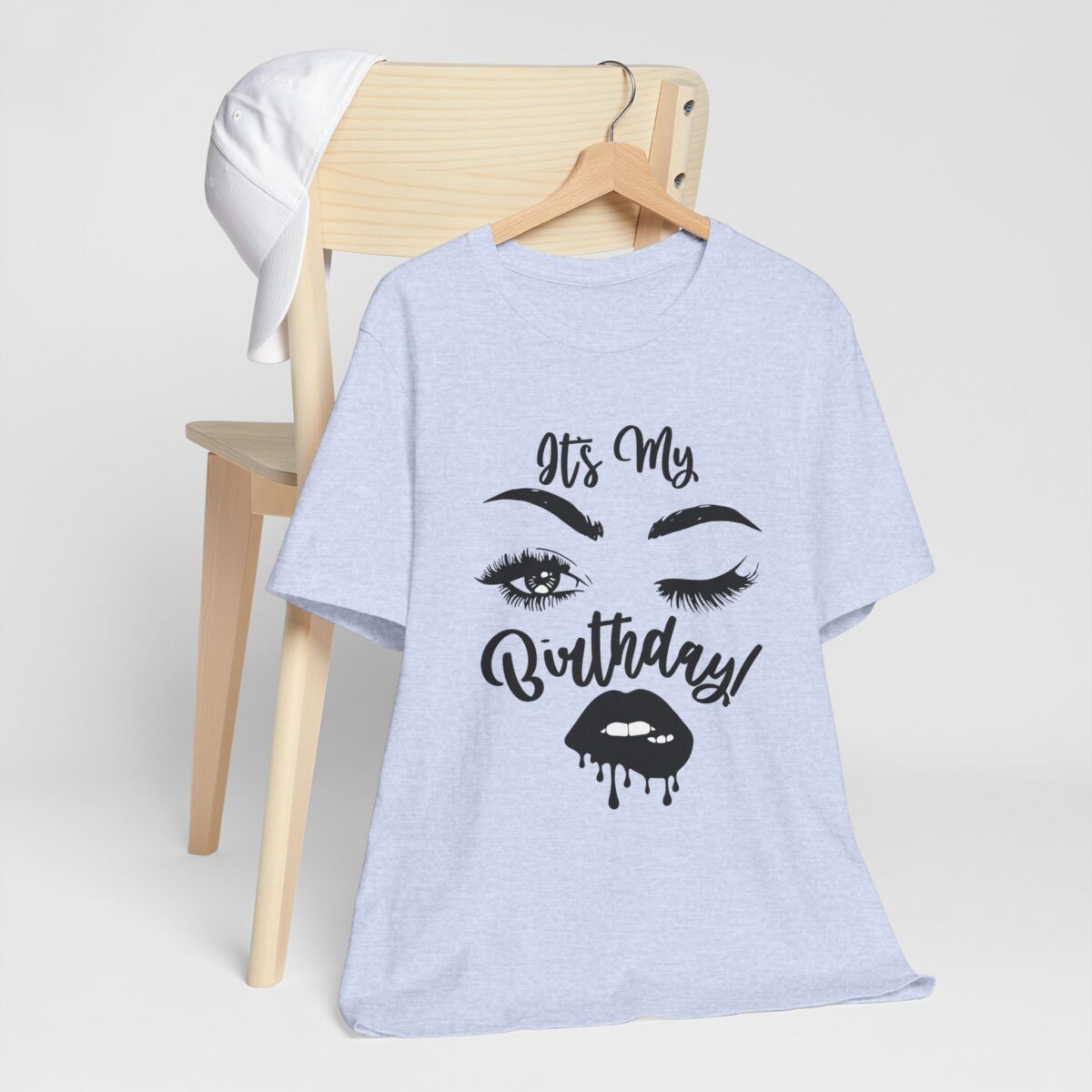 Sassy Girl Birthday T-Shirt - It’s My Birthday! - Lashes Lips Fabulous Make-up Shirt - Birthday Celebration Tee