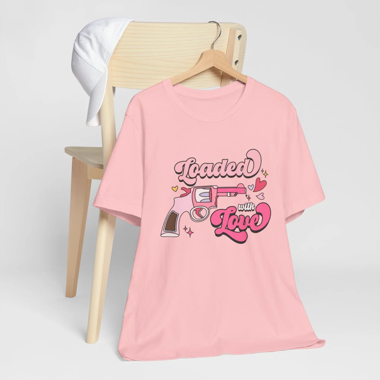 Loaded With Love T-Shirt - Cute Valentine's Day Shirt - Shootin' Hearts in Style - Image 8