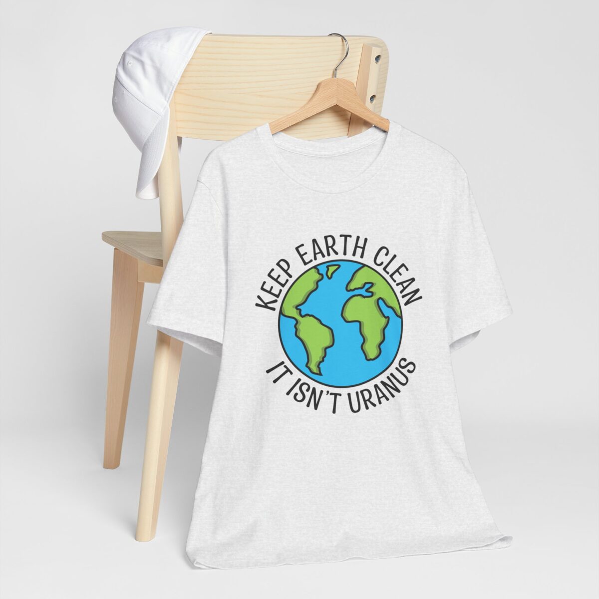 Keep Earth Clean It Isnt Uranus - Funny Eco-Friendly Tee for Planet Awareness - Image 3