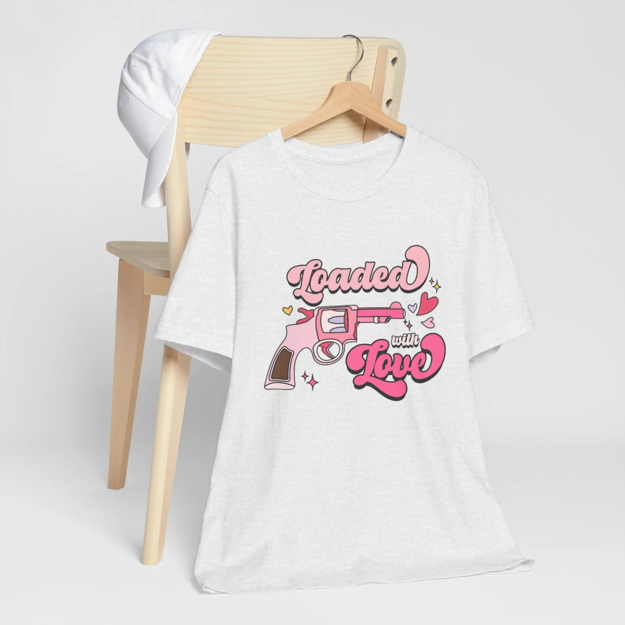 Loaded With Love T-Shirt - Cute Valentine's Day Shirt - Shootin' Hearts in Style - Image 3