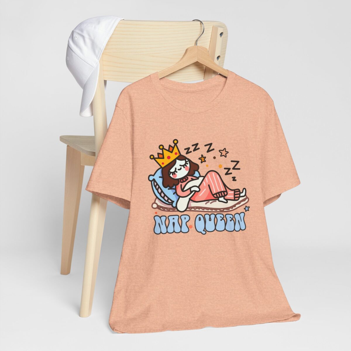 Nap Queen Unisex Short Sleeve Tee - Perfect for Sleep Lovers - Image 8